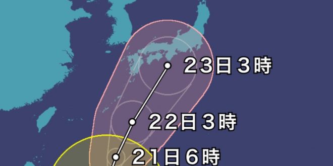 季節外れの台風日本列島直撃